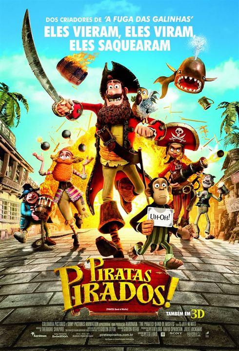 Piratas Pirados! : Poster