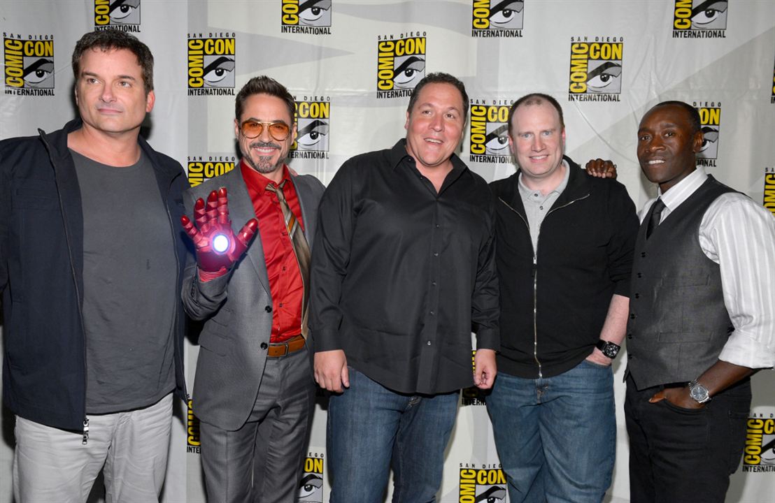 Homem de Ferro 3 : Revista Jon Favreau, Robert Downey Jr., Don Cheadle, Shane Black, Kevin Feige
