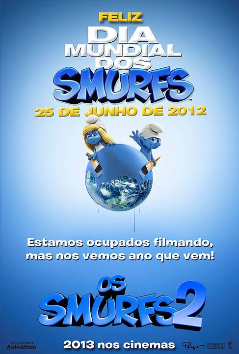 Os Smurfs 2 : Poster