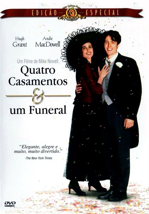 Quatro Casamentos e Um Funeral : Poster