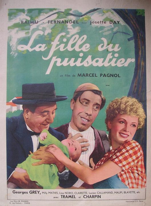 La Fille du puisatier : Poster