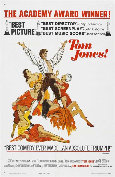 As Aventuras de Tom Jones : Poster
