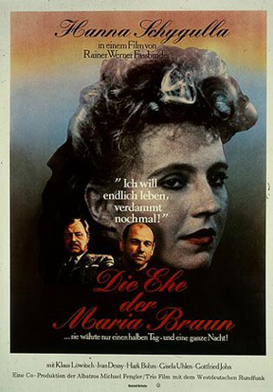 O Casamento de Maria Braun : Poster