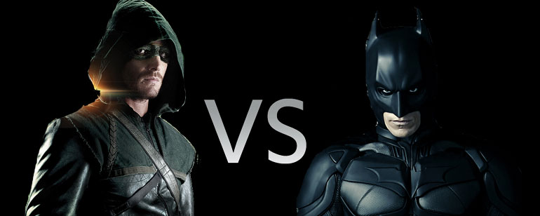 Arqueiro Verde Vs Batman? Stephen Amell, de Arrow, quer brigar com o Homem  Morcego - Notícias Série - como visto na Web - AdoroCinema