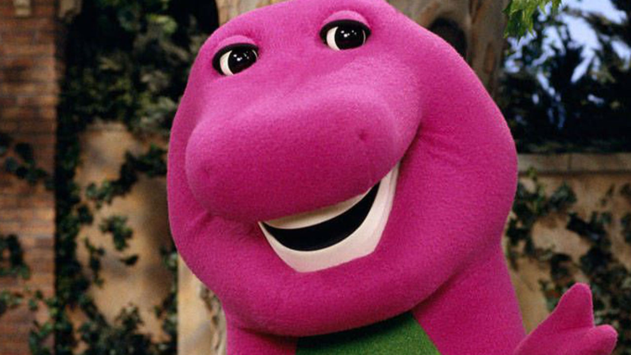 Barney, o dinossauro rosa e verde, é na verdade outro Barney, do