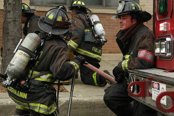 Chicago Fire : Fotos David Eigenberg, Taylor Kinney