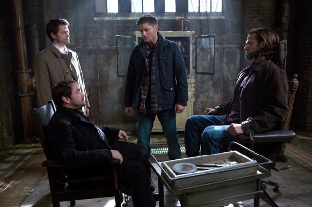 Supernatural : Fotos Mark Sheppard, Jensen Ackles, Misha Collins, Jared Padalecki
