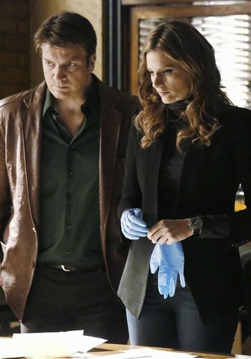 Castle : Fotos Stana Katic, Nathan Fillion