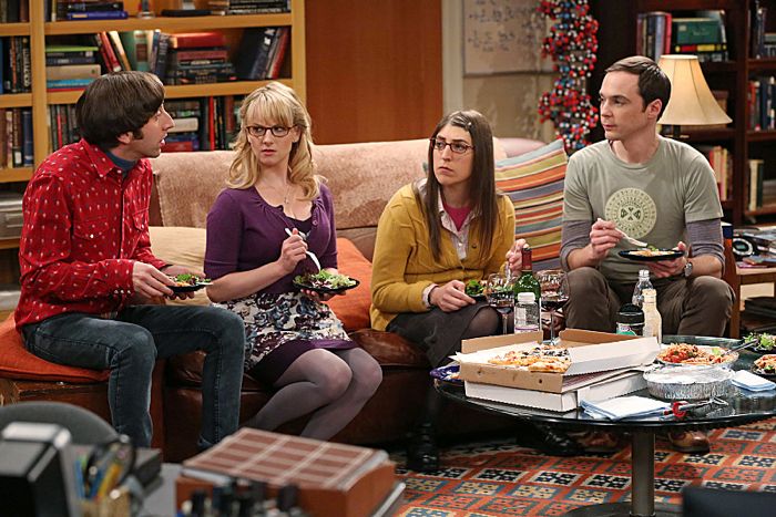 The Big Bang Theory : Fotos Melissa Rauch, Mayim Bialik, Jim Parsons, Simon Helberg