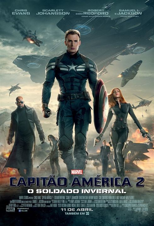 Capitão América 2 - O Soldado Invernal : Poster