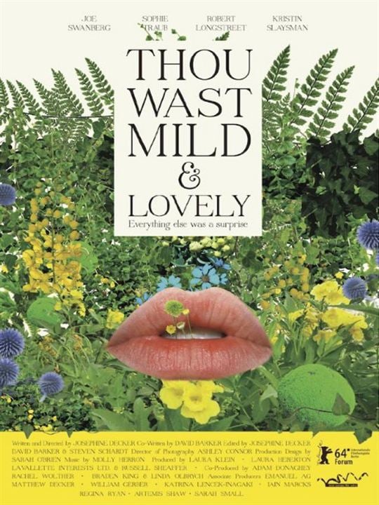 Thou Wast Mild and Lovely : Poster