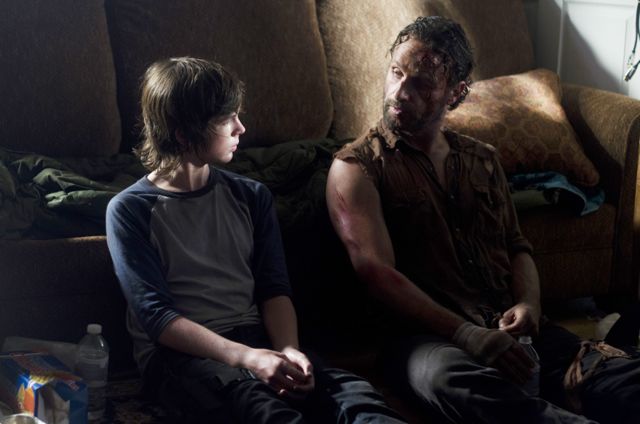 The Walking Dead : Fotos Andrew Lincoln, Chandler Riggs