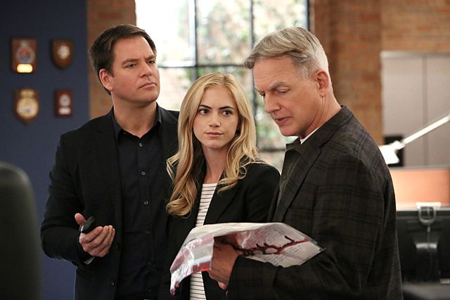 Fotos Emily Wickersham, Michael Weatherly, Mark Harmon