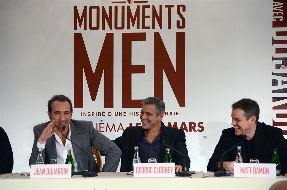 Caçadores de Obras-Primas : Revista Matt Damon, George Clooney, Jean Dujardin
