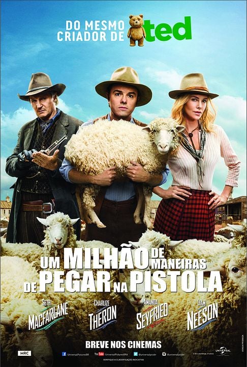 Um Milhão de Maneiras de Pegar na Pistola : Poster