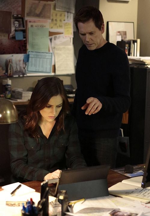 The Following : Fotos Jessica Stroup, Kevin Bacon