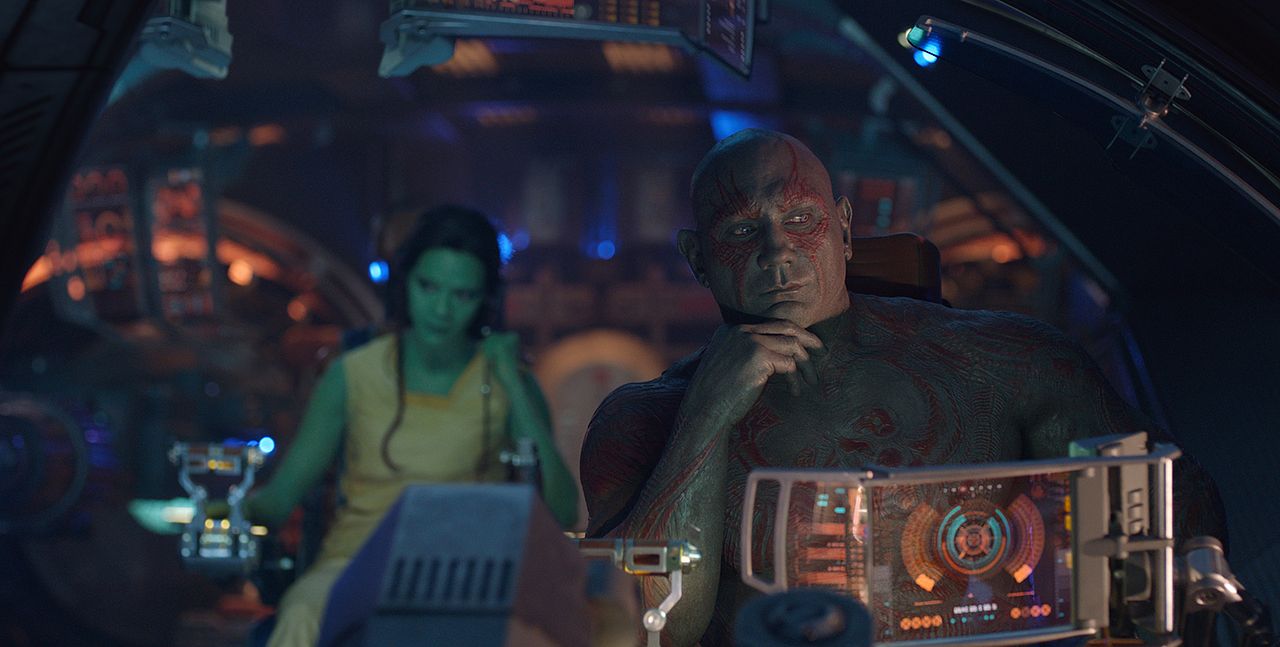 Guardiões da Galáxia : Fotos Dave Bautista, Zoe Saldana