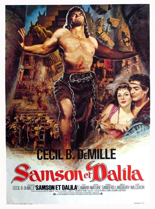 Sansão e Dalila : Poster