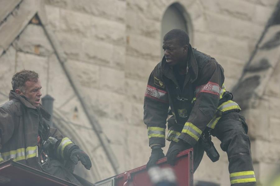 Chicago Fire : Fotos Edwin Hodge, David Eigenberg