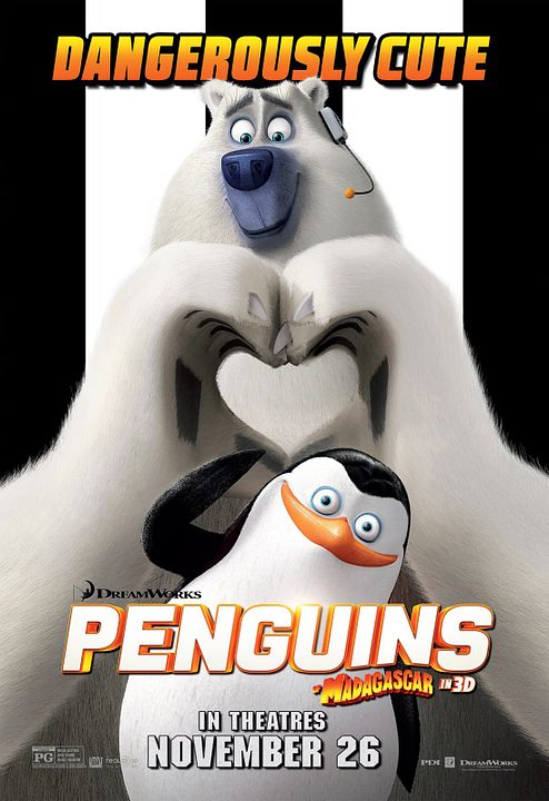 Os Pinguins de Madagascar : Poster