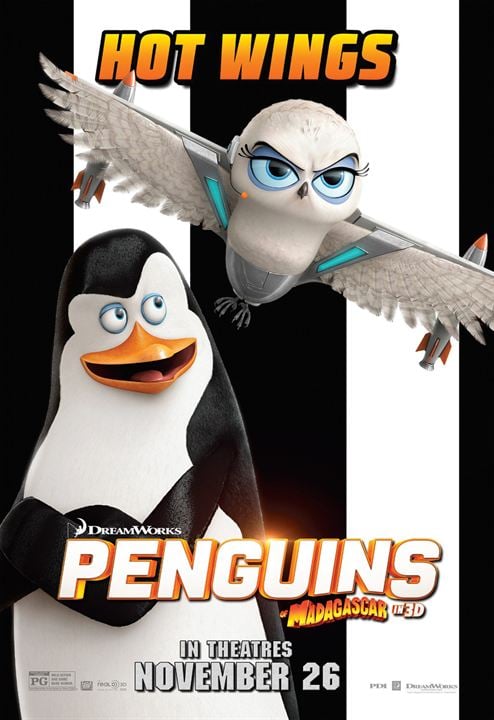 Os Pinguins de Madagascar : Poster