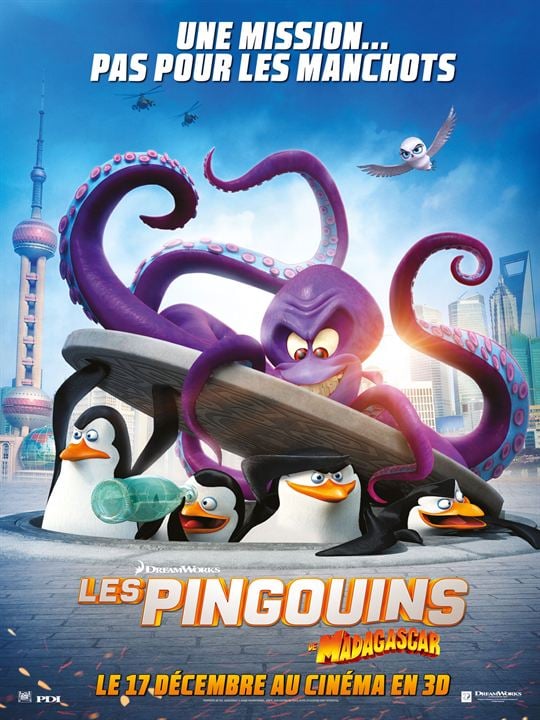 Os Pinguins de Madagascar : Poster