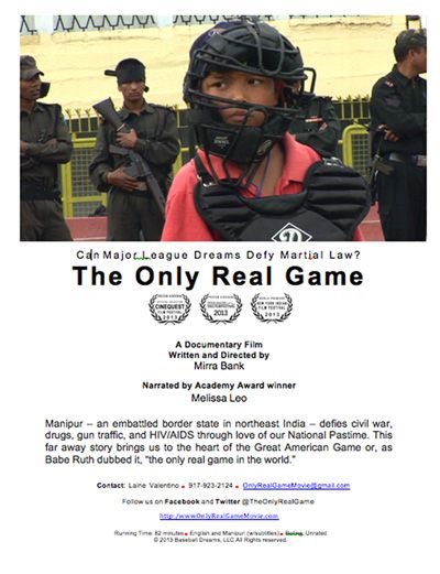 The Only Real Game : Poster