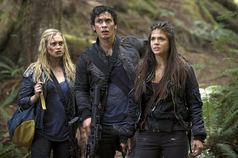 The 100 : Poster Eliza Taylor, Marie Avgeropoulos, Bob Morley