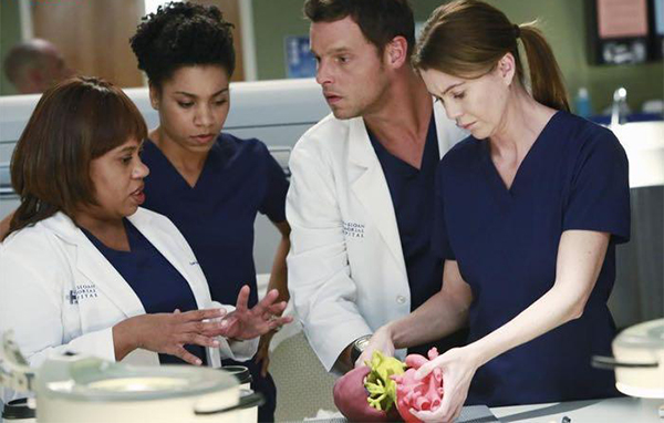 Grey's Anatomy : Fotos Chandra Wilson, Kelly McCreary, Ellen Pompeo, Justin Chambers (I)