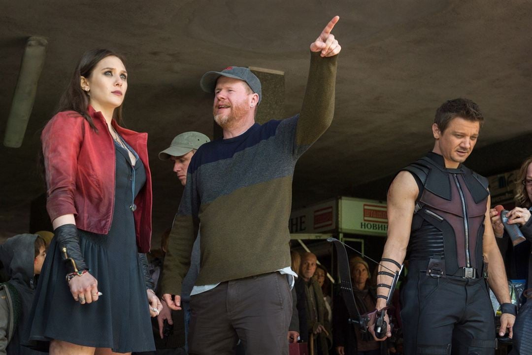 Vingadores: Era de Ultron : Fotos Joss Whedon, Elizabeth Olsen, Jeremy Renner