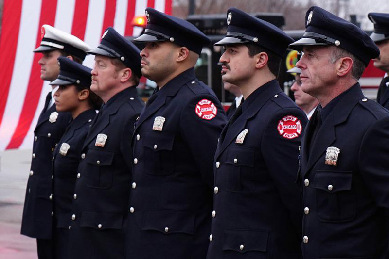 Chicago Fire : Fotos David Eigenberg, Christian Stolte, Monica Raymund, Jesse Spencer