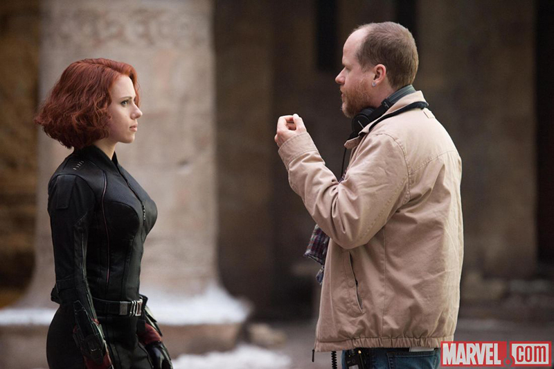 Vingadores: Era de Ultron : Foto Joss Whedon, Scarlett Johansson