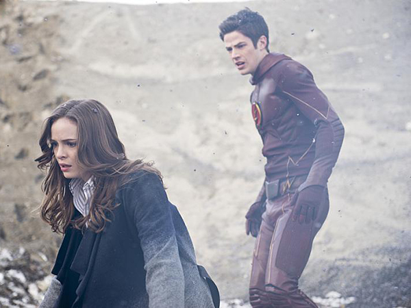 The Flash (2014) : Poster Grant Gustin, Danielle Panabaker