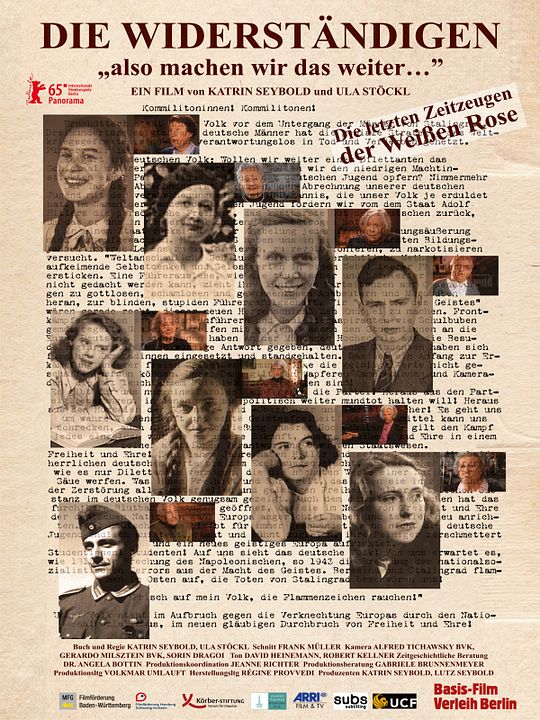 Die Widerständigen "also machen wir das weiter..." : Poster