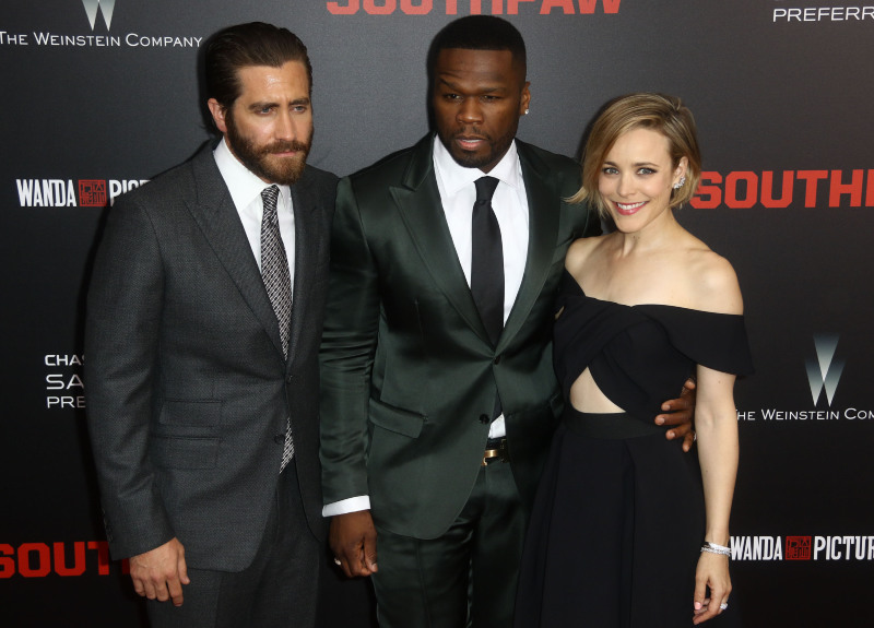 Nocaute : Revista 50 Cent, Jake Gyllenhaal, Rachel McAdams