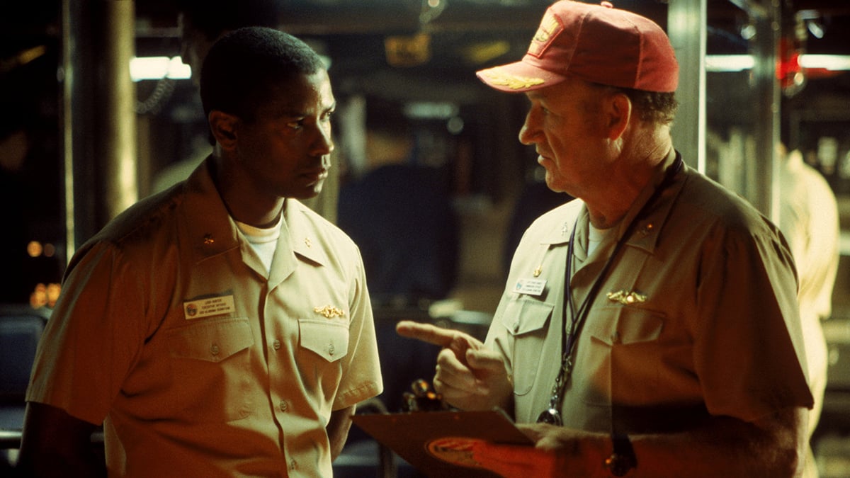 Maré Vermelha : Fotos Gene Hackman, Denzel Washington
