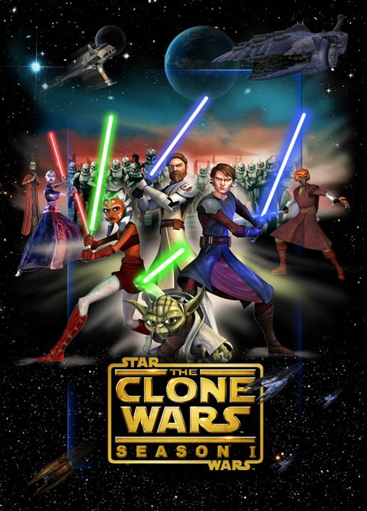 Star Wars: The Clone Wars (2008) : Poster