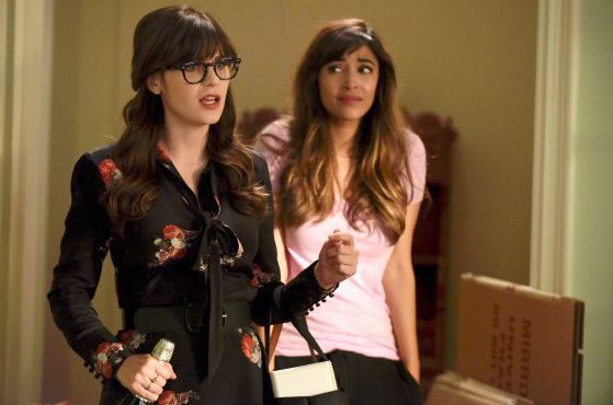 New Girl : Poster Hannah Simone, Zooey Deschanel