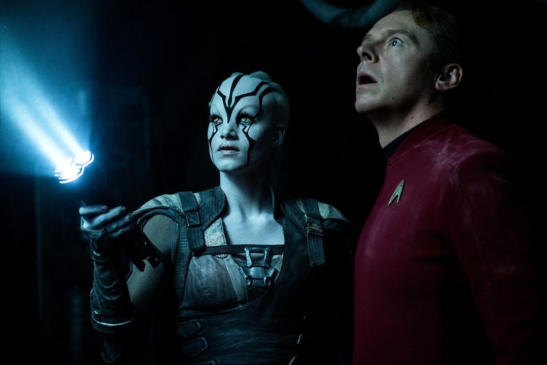 Star Trek: Sem Fronteiras : Fotos Sofia Boutella, Simon Pegg