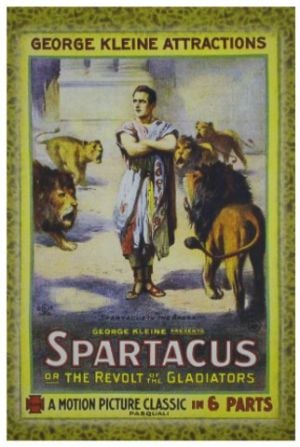 Spartaco, o rei dos gladiatores romanos : Poster