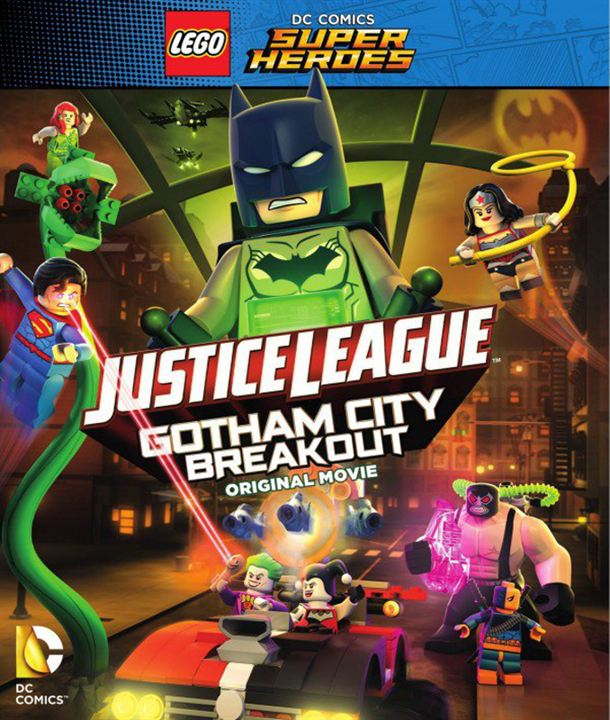 Lego DC Comics Super Heróis: Liga da Justiça - Revolta em Gotham : Poster