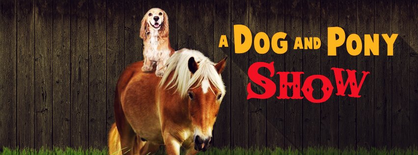 A Dog & Pony Show : Poster