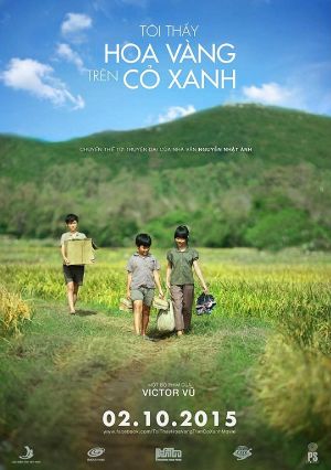 Yellow Flowers on the Green Grass : Poster