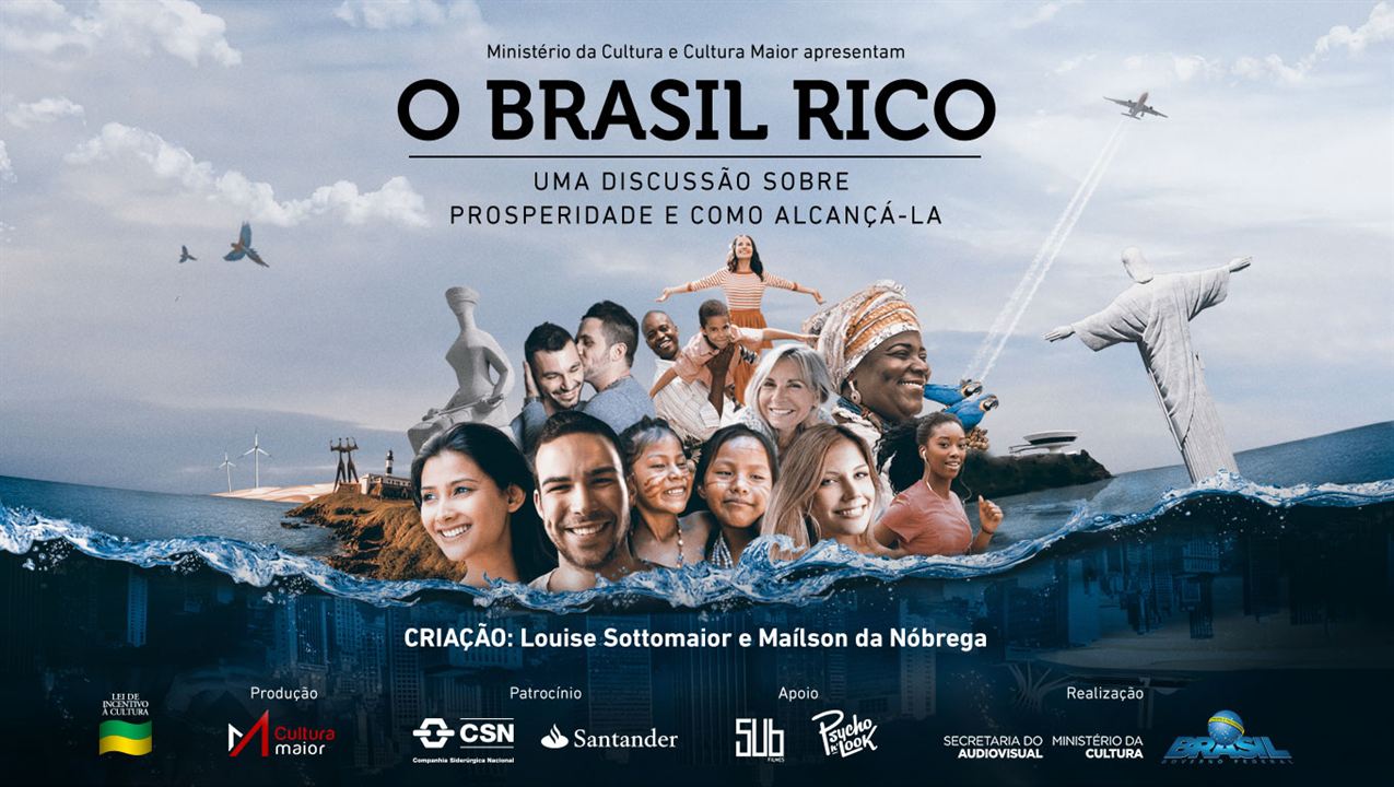 O Brasil Rico - Uma Discussão Sobre Prosperidade e Como Alcançá-la : Poster