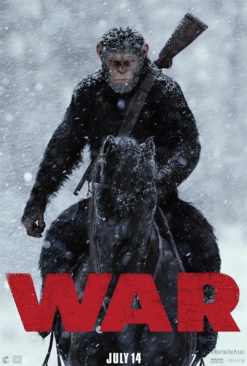 Planeta dos Macacos: A Guerra : Poster