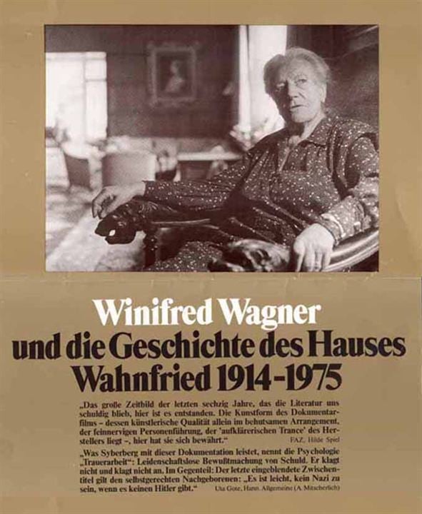 Winifred Wagner e a História da Casa de Wahnfried de 1914 a 1975 : Poster