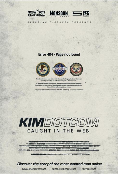 Kim Dotcom: O Hacker Mais Procurado Do Mundo : Poster