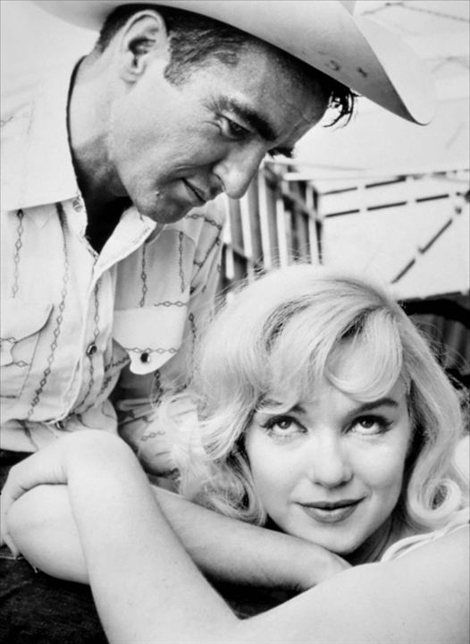 Os Desajustados : Foto Marilyn Monroe, Montgomery Clift