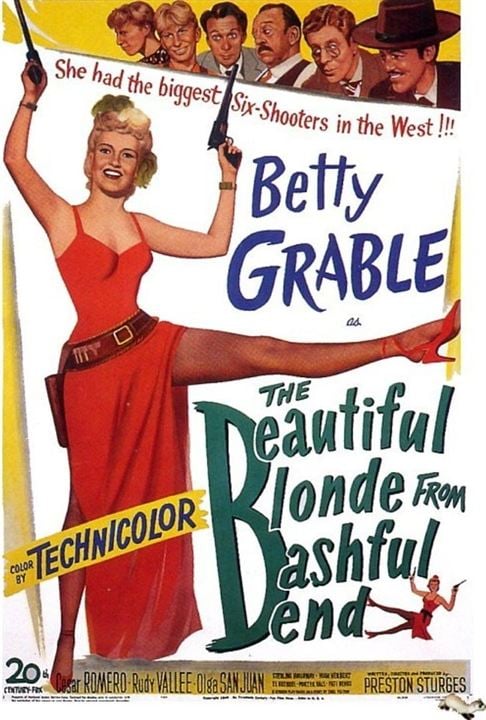 The Beautiful Blonde From Bashful Bend : Poster
