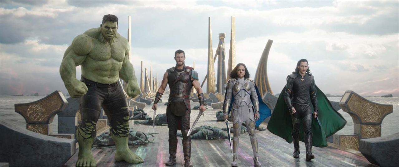 Thor: Ragnarok : Fotos Tessa Thompson, Chris Hemsworth, Tom Hiddleston